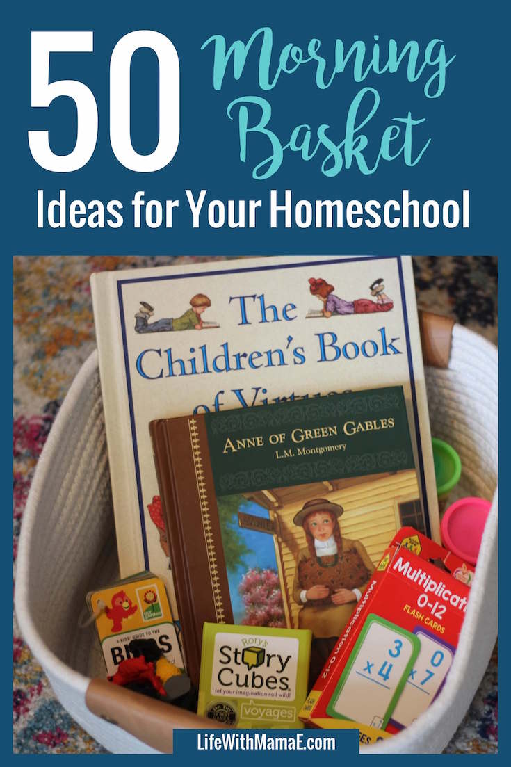 These morning basket ideas for your homeschool have been an inspiration! These could fit any of your unit themes or your Charlotte Mason philosophy.